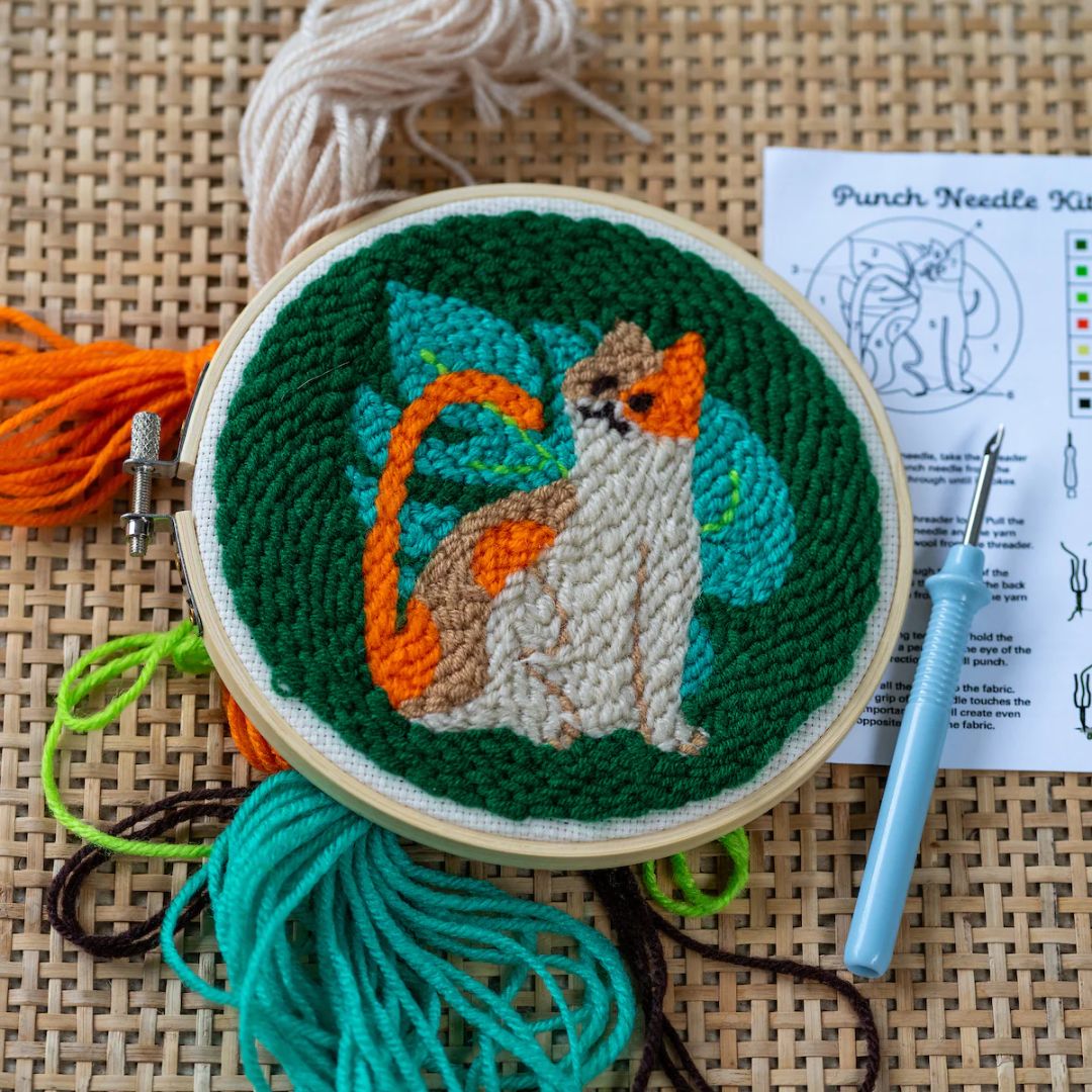 Kikkerland Punch Needle Kit