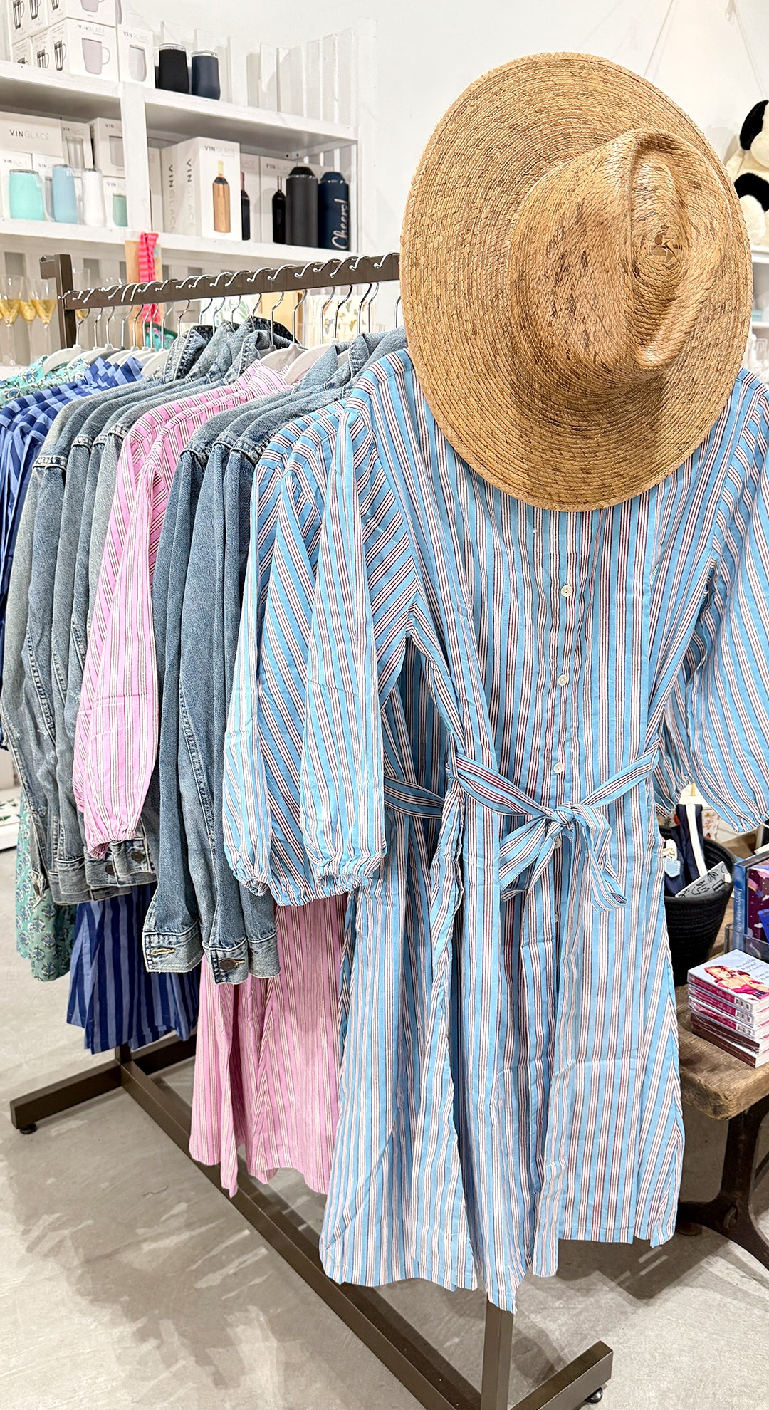 Hibiscus Linen Dress