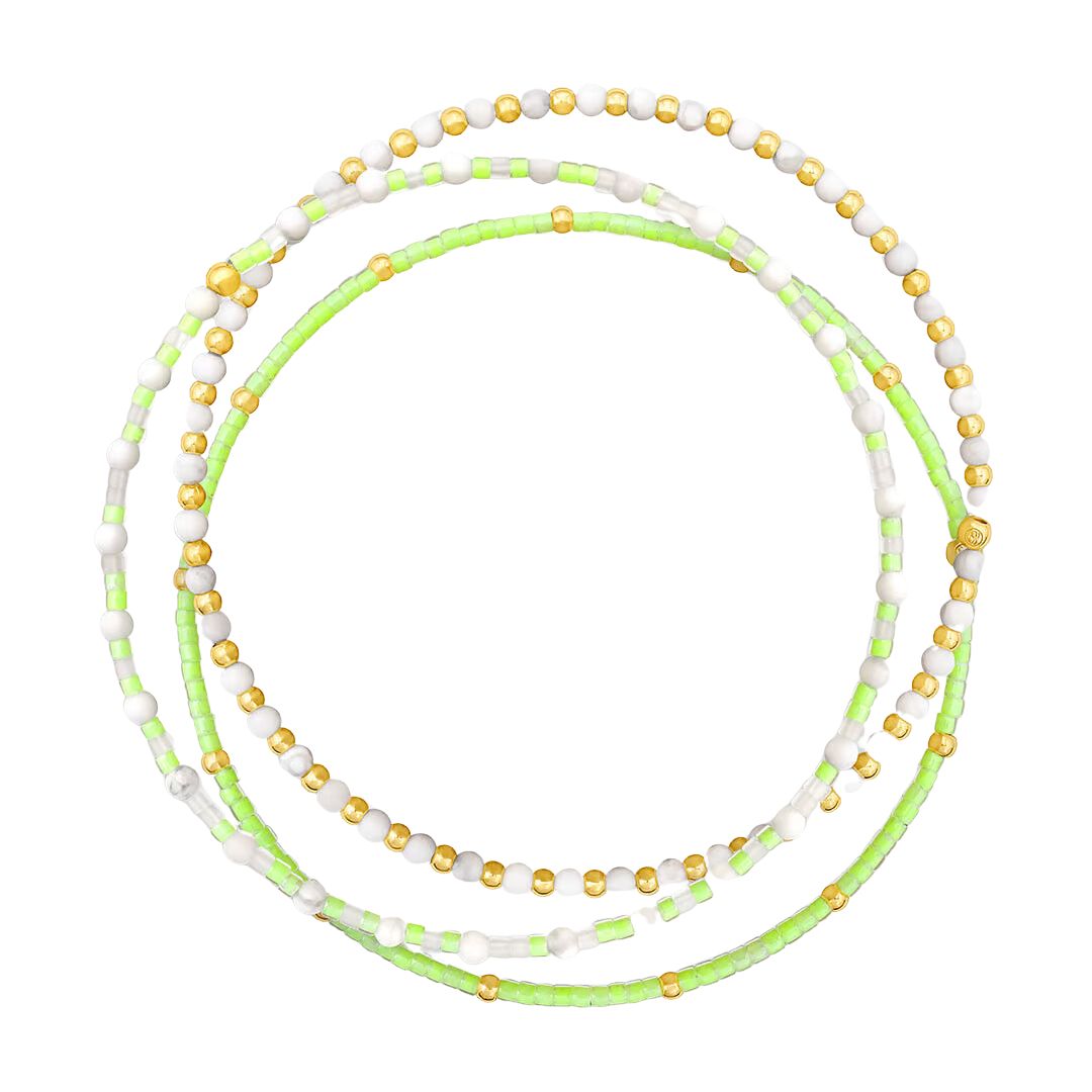 Poppy Gem Bracelet Set