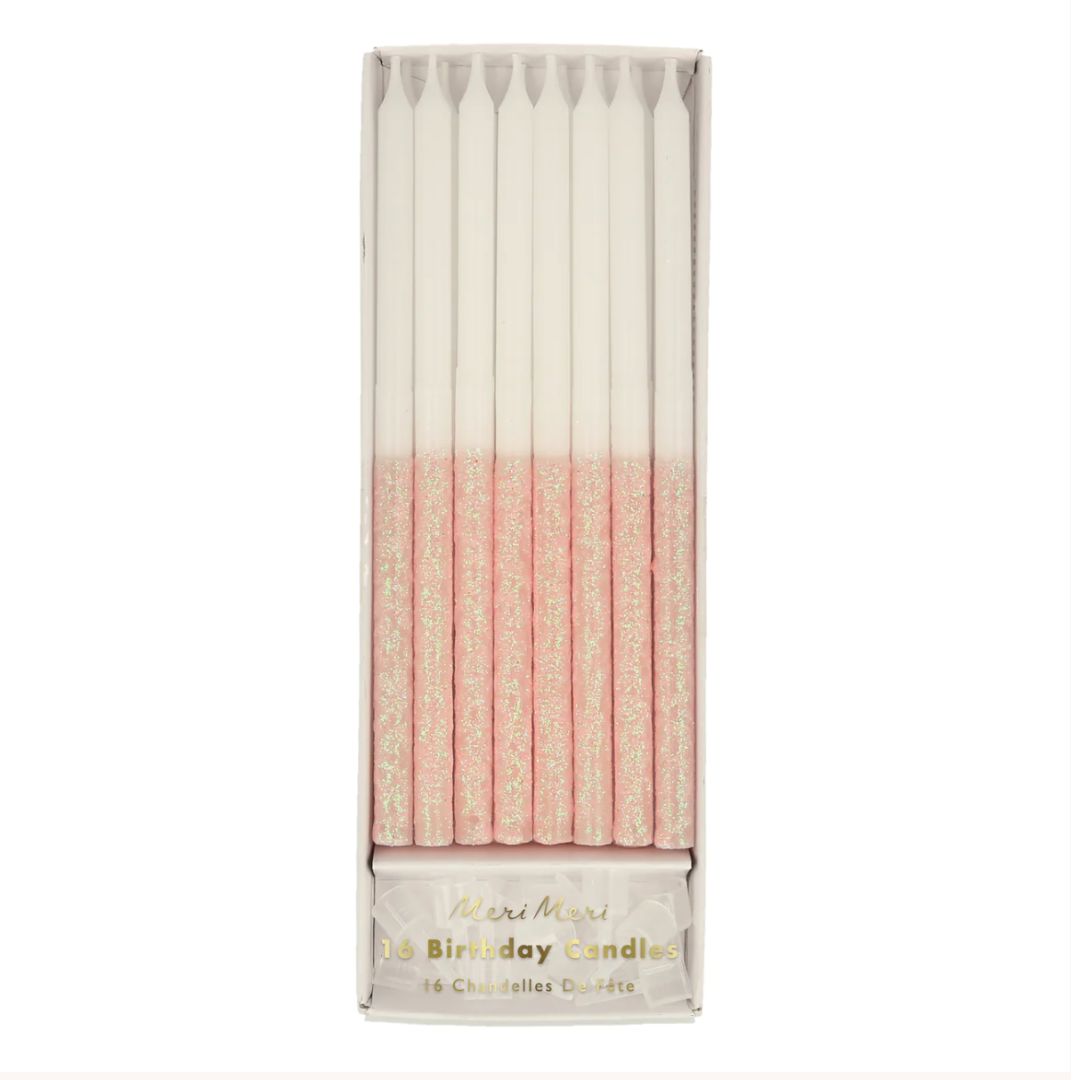 Meri Meri Glitter Dipped Candles