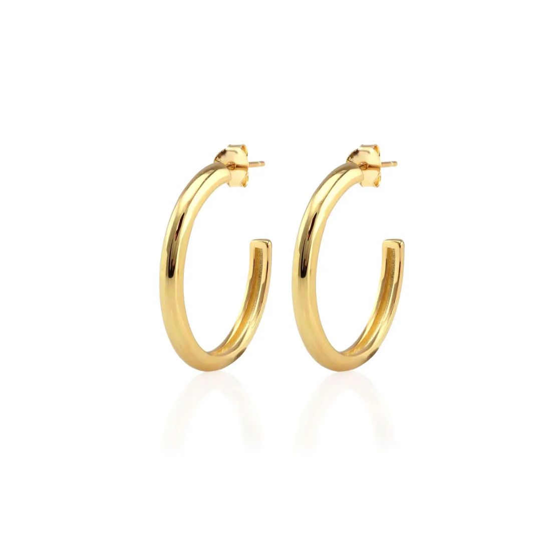 Kris Nations Hollow Hoop Earring