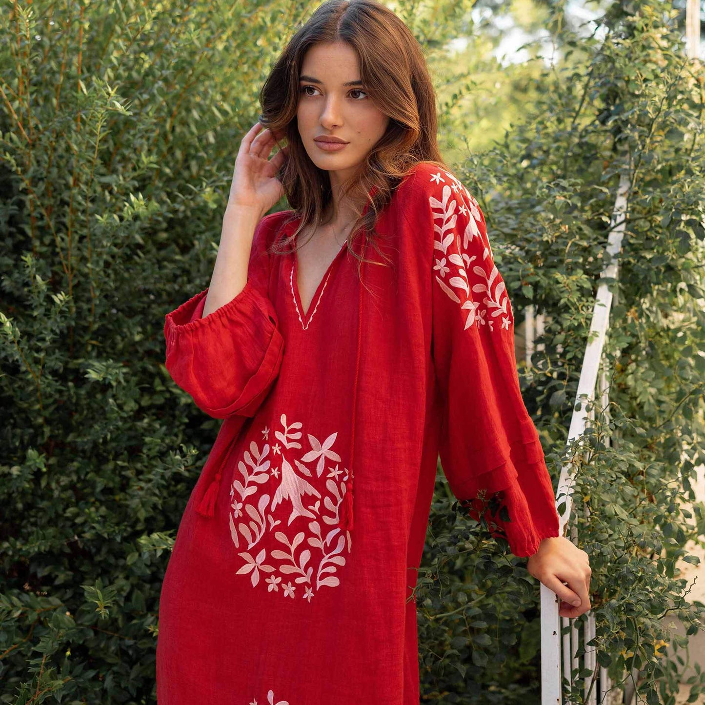 Mer Sea Palermo Embroidered Maxi Dress