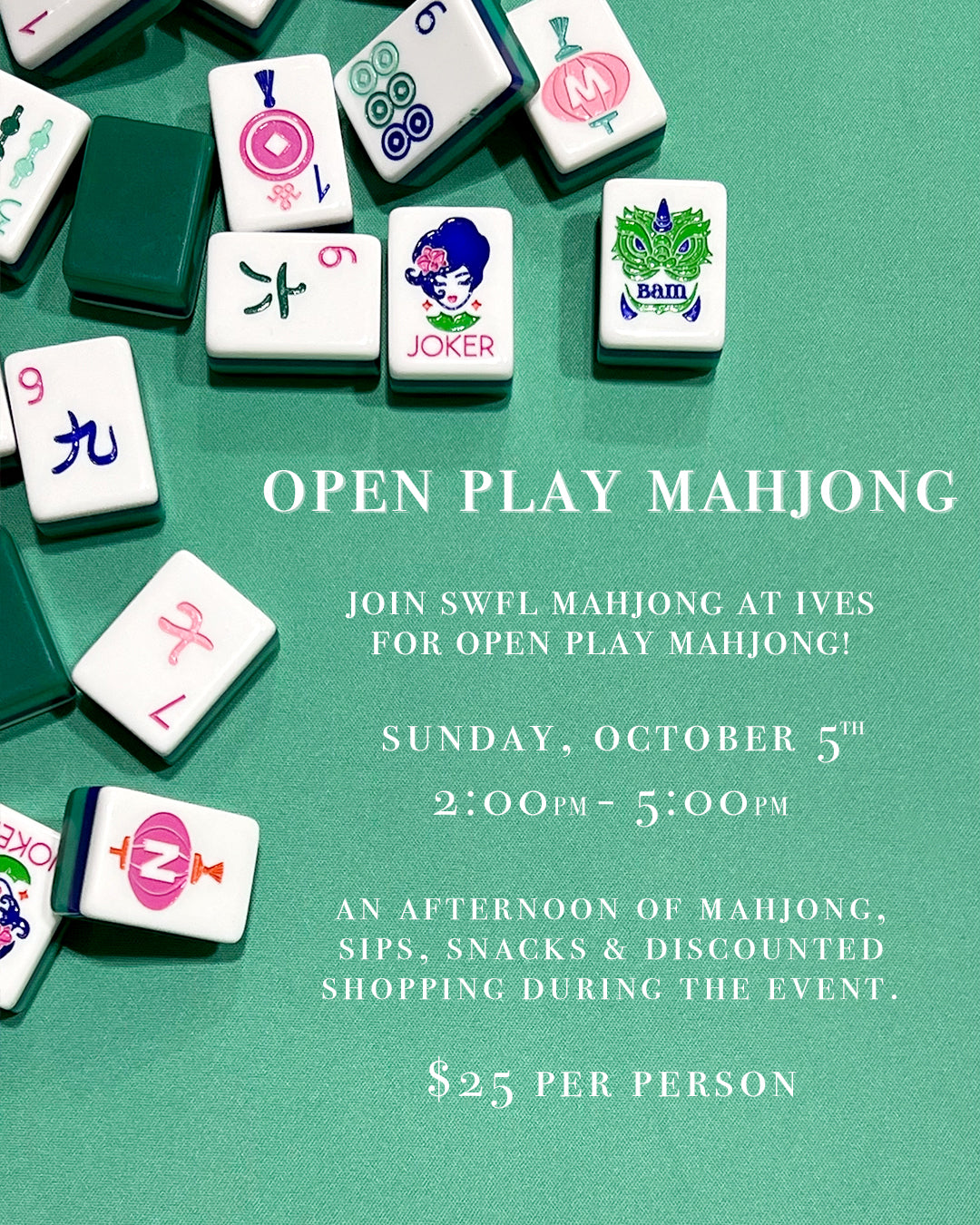Open Mahjong - October 2025