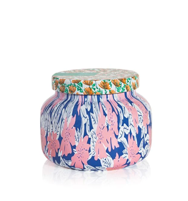 Capri Blue Pattern Play Candle