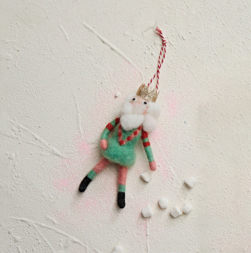 Holiday Felt Nutcracker Ornament