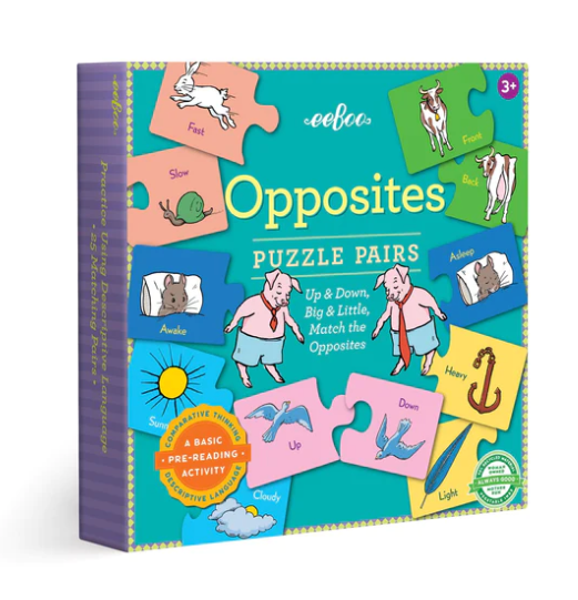 Eeboo Opposties Puzzle Pairs
