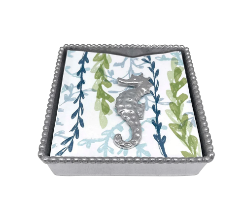 Mariposa Beaded Napkin Box Set