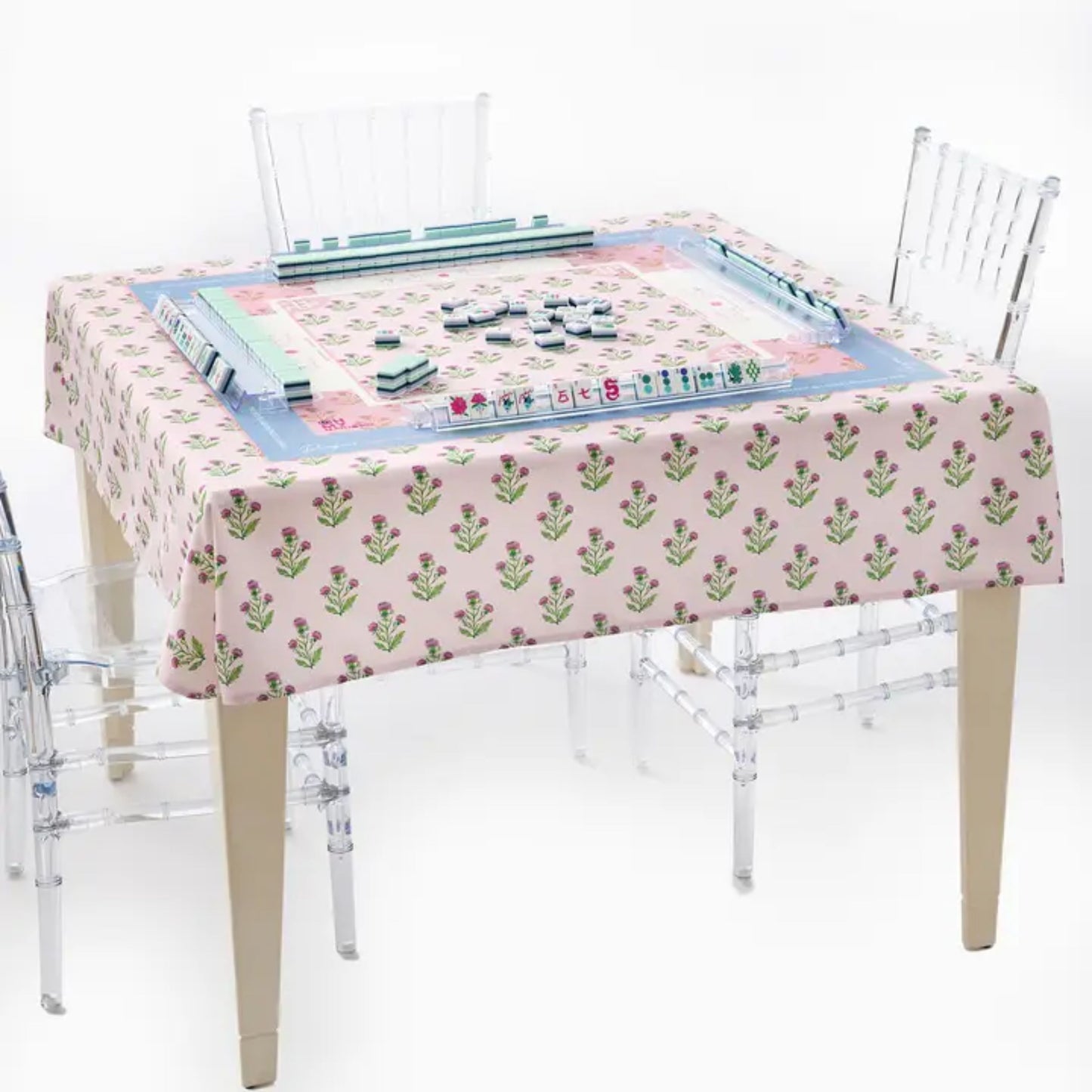Instructional Mahjong Tablecloth
