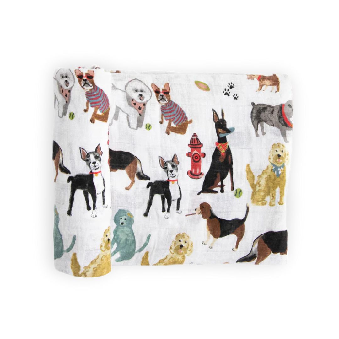 Little Unicorn Cotton Muslin Swaddle