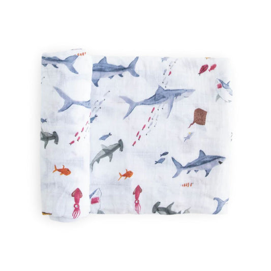 Little Unicorn Cotton Muslin Swaddle
