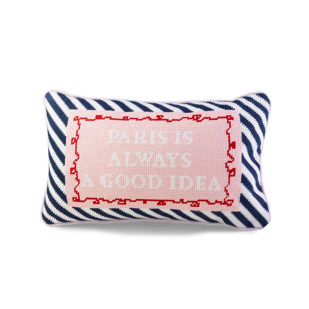 Furbish Needlepoint Pillow