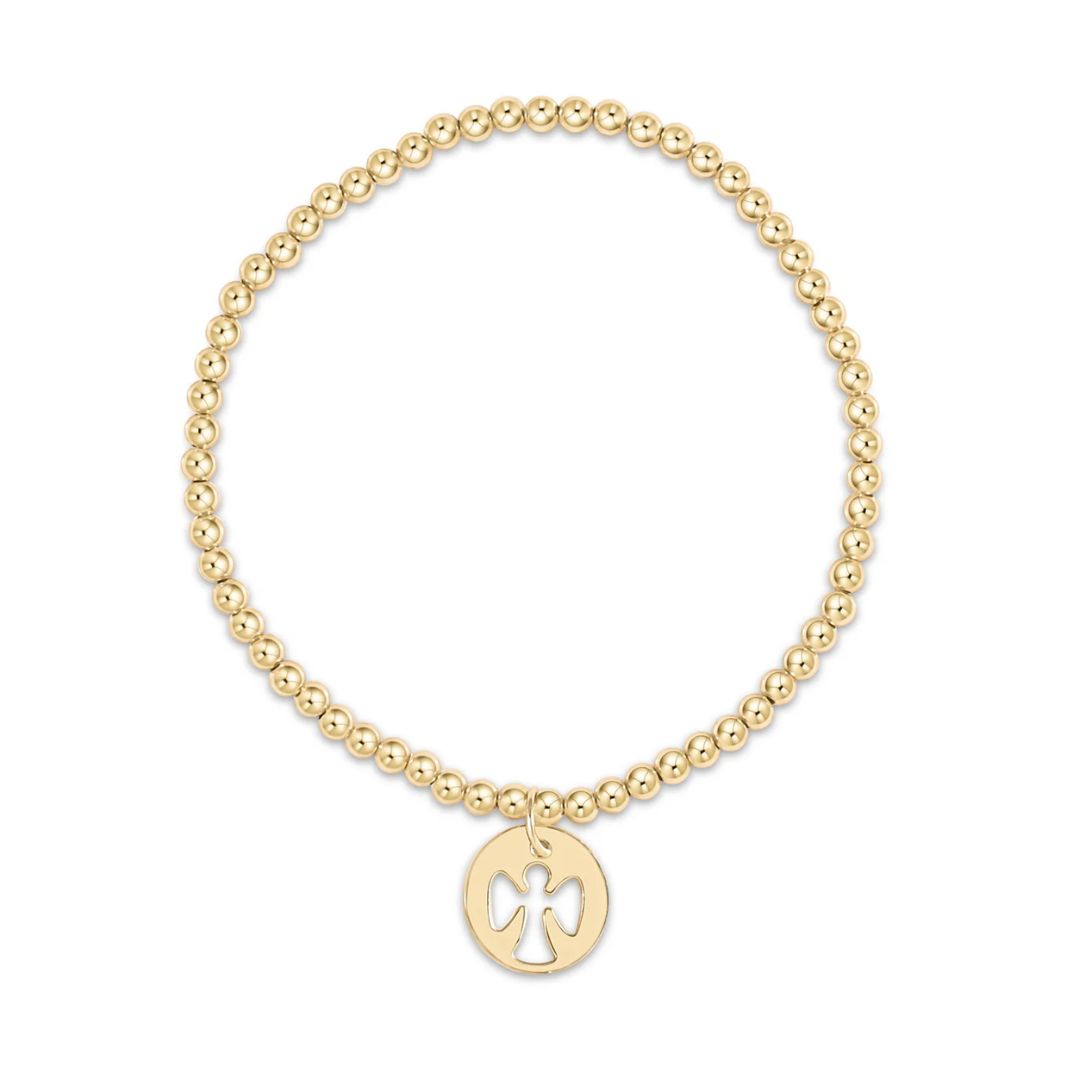 E Newton Classic Gold w/ Disc Bracelet