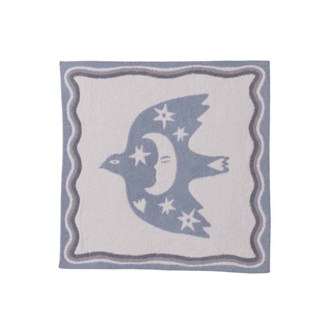 Barefoot Dreams CozyChic® Desert Bird Receiving Blanket