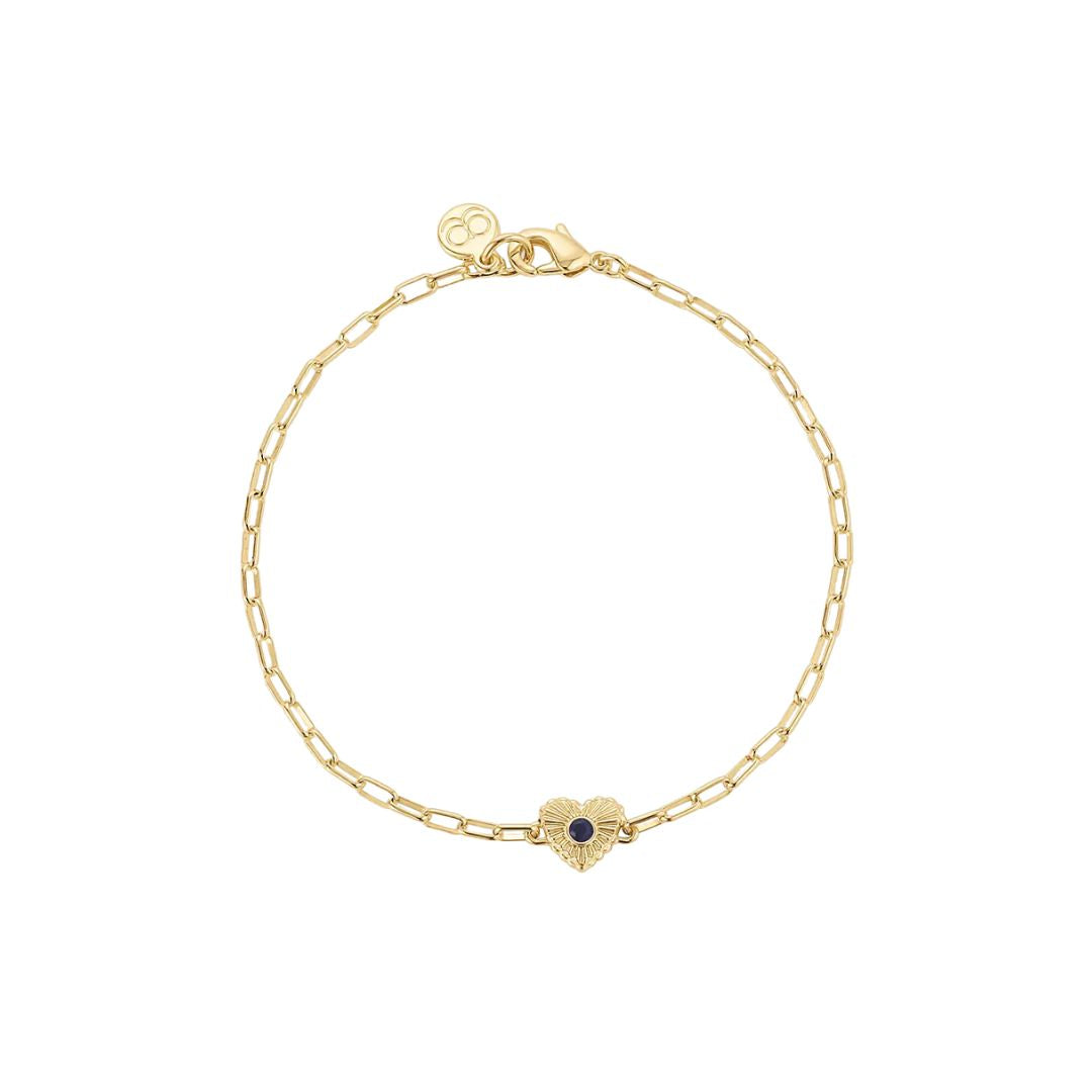 Gorjana Birthstone Heart Bracelet