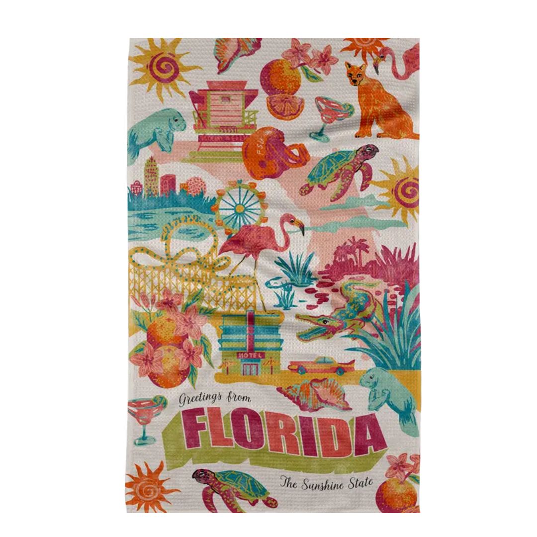 Geometry Tea Towel
