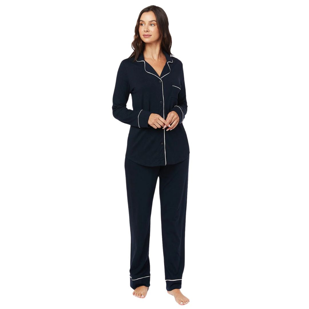 The Cat’s PJs Pima Knit Long-Sleeved Pajama