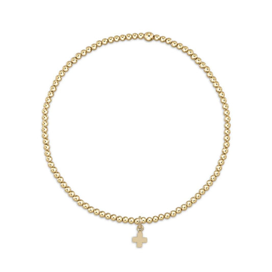 E Newton Classic Gold Charm Bracelet