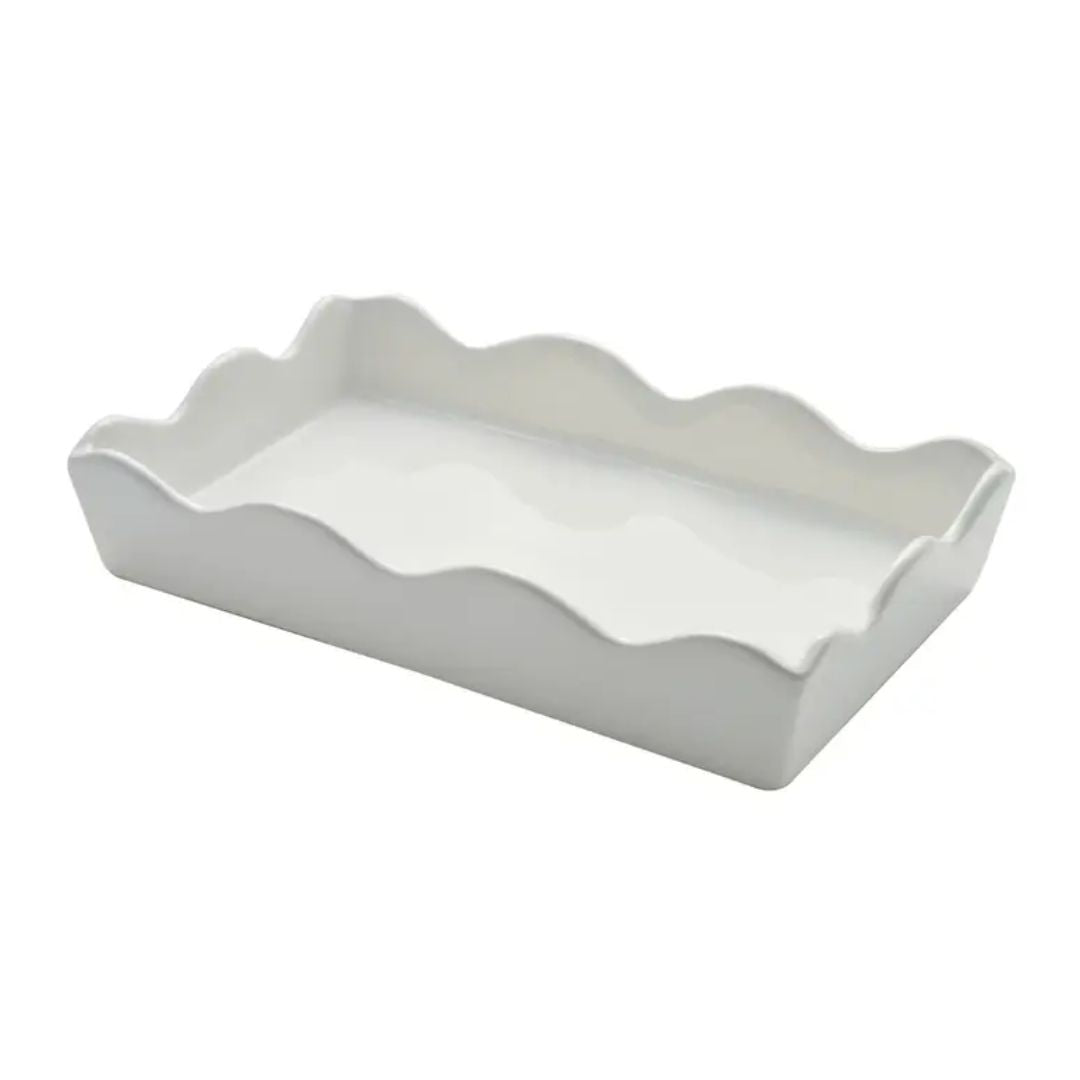 Ceramic Guest Towel Napkin Tray