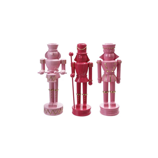 Holiday Resin Nutcracker Taper Holder
