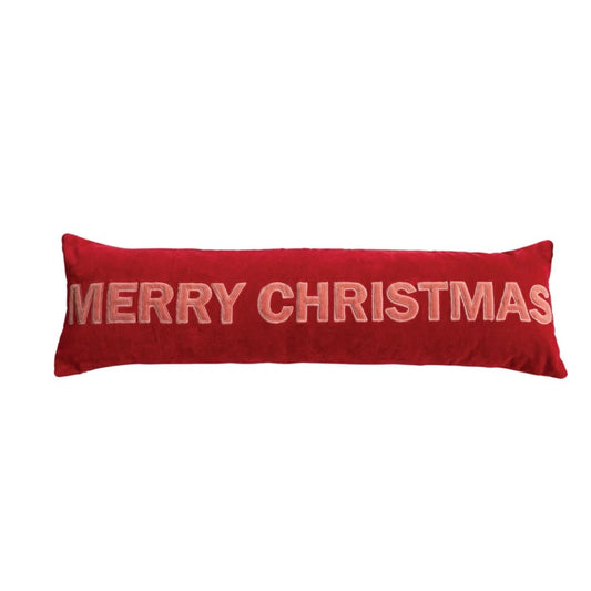 Holiday Velvet Lumbar Pillow