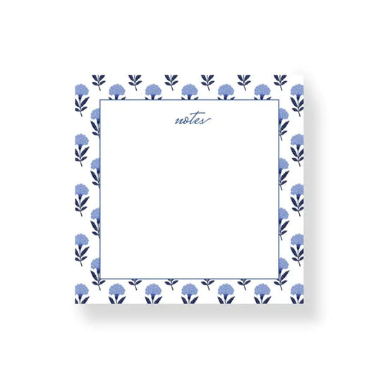 Blue Block Print Slab Notepad