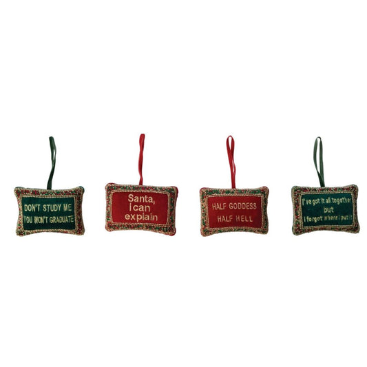 Holiday Pillow Ornament
