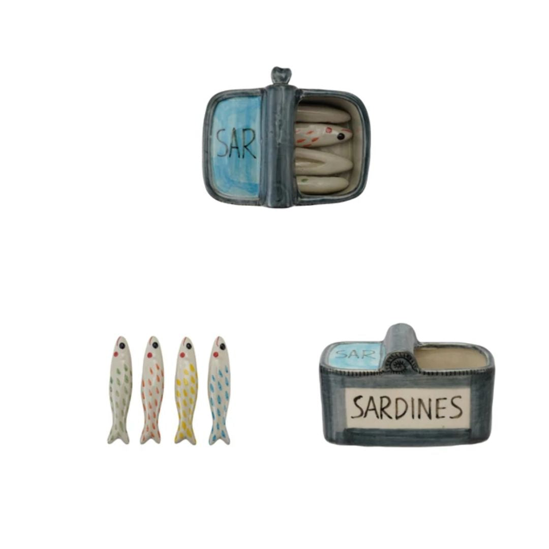 Sardine Container w/ Utensil Rests