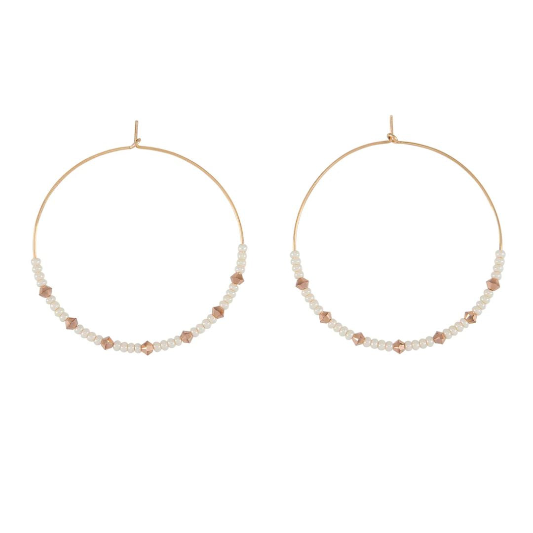 Sidai Designs Large Crystal Hoops