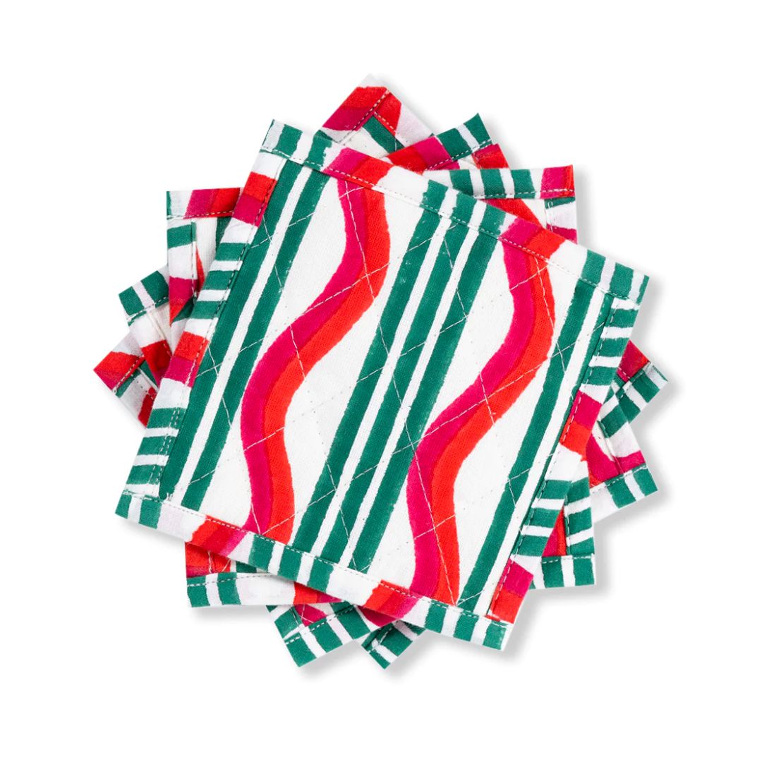 Furbish Holiday Coasters