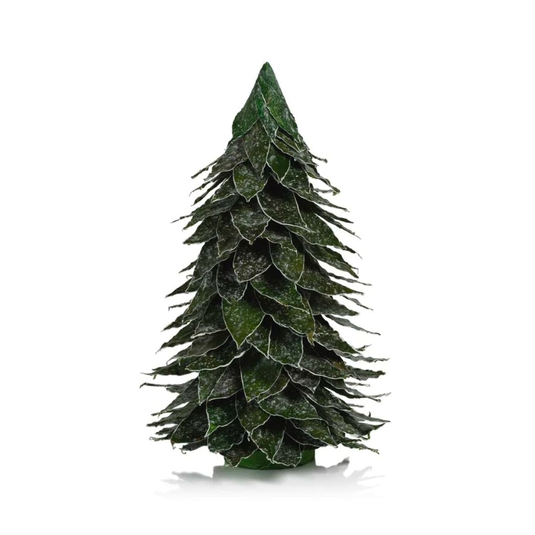 Natural Mahogany Leaf Tree with Capiz Flakes
