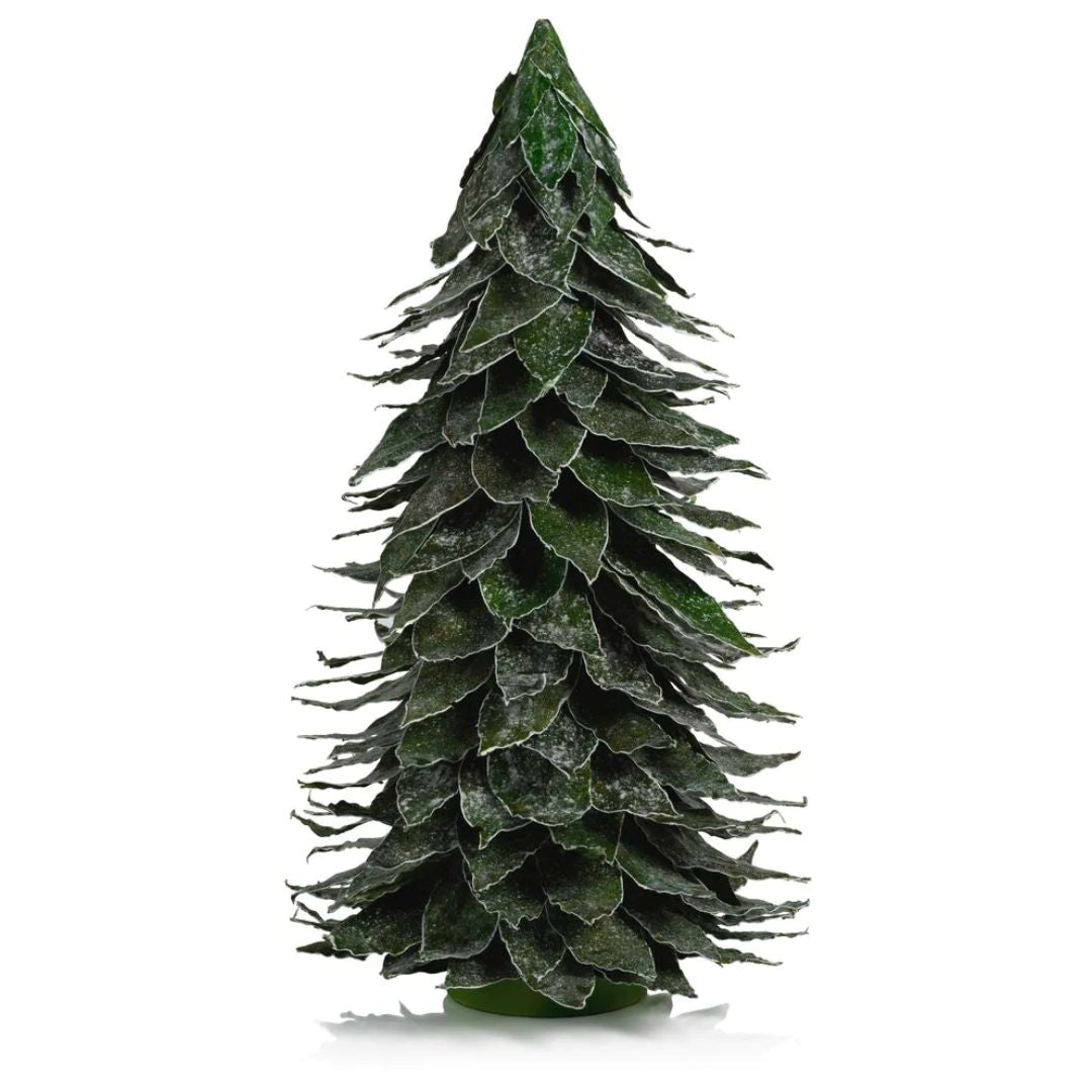 Natural Mahogany Leaf Tree with Capiz Flakes
