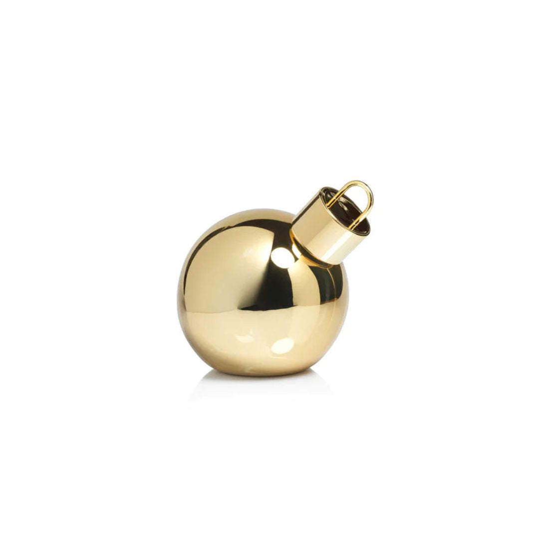LED Metallic Glass Oversized Ornament Ball