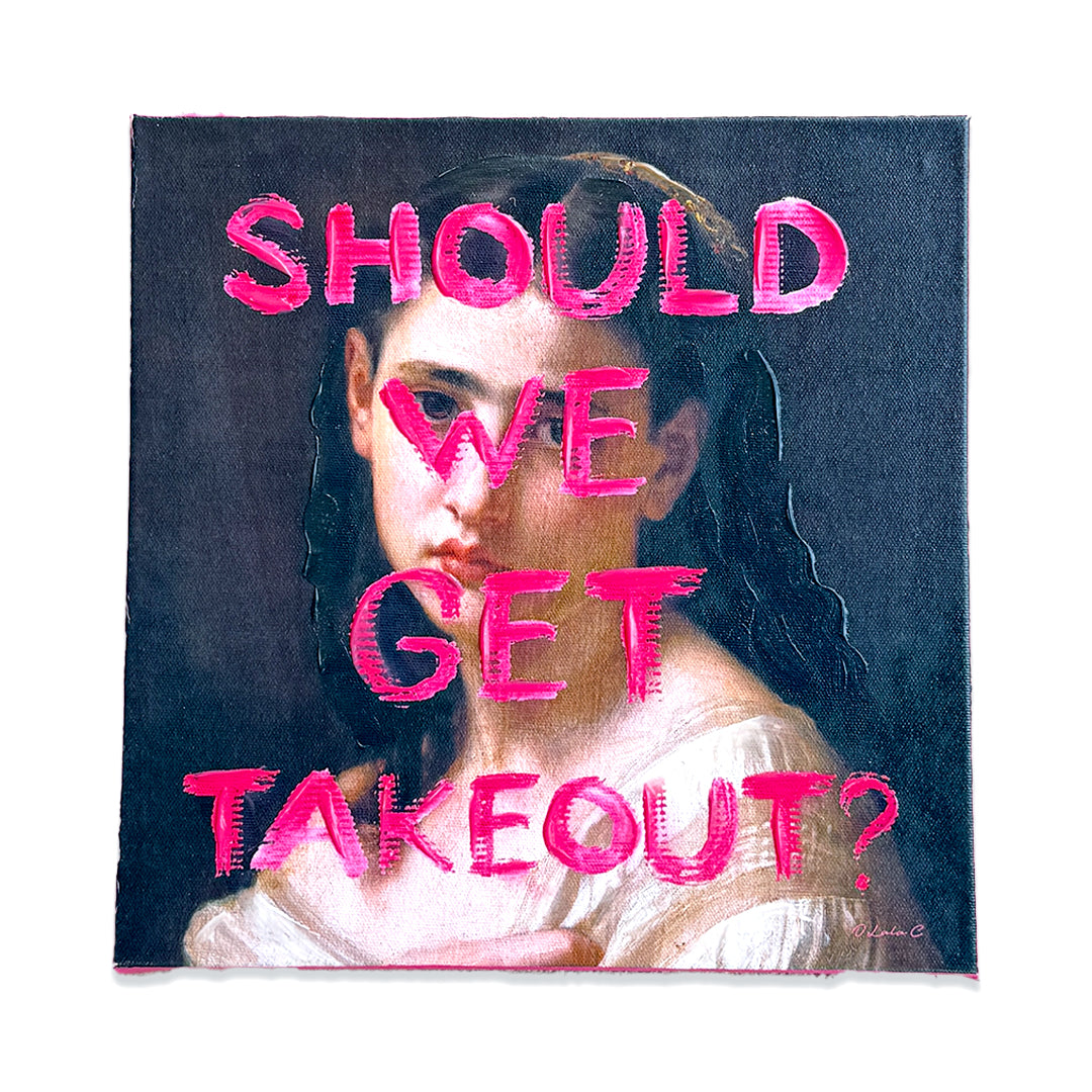 Hand Embellished Wrap Canvas 12 x 12