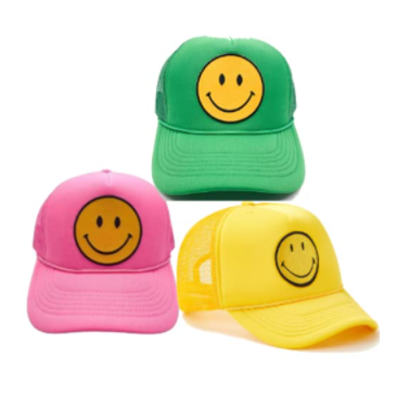 Smiley Face Vintage Trucker Hat