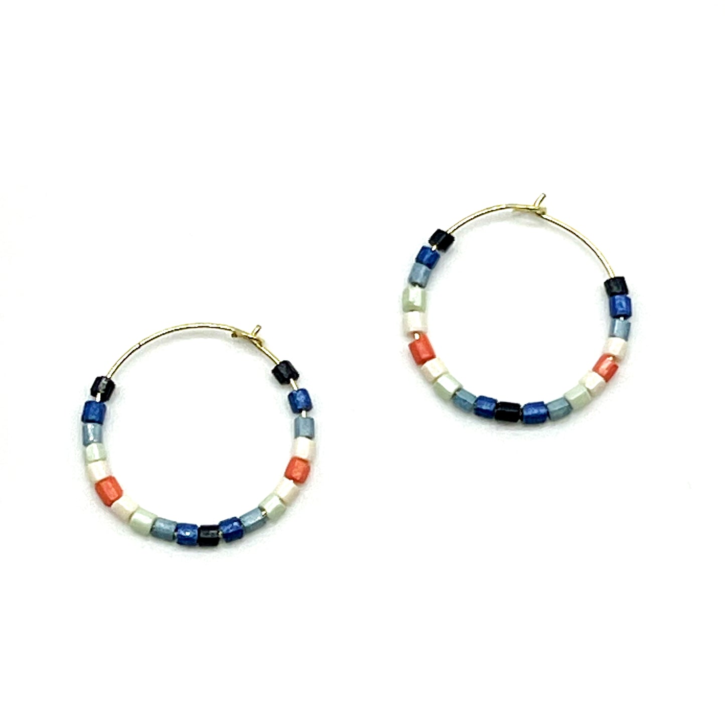 Ink and Alloy Petite Hoop Earrings
