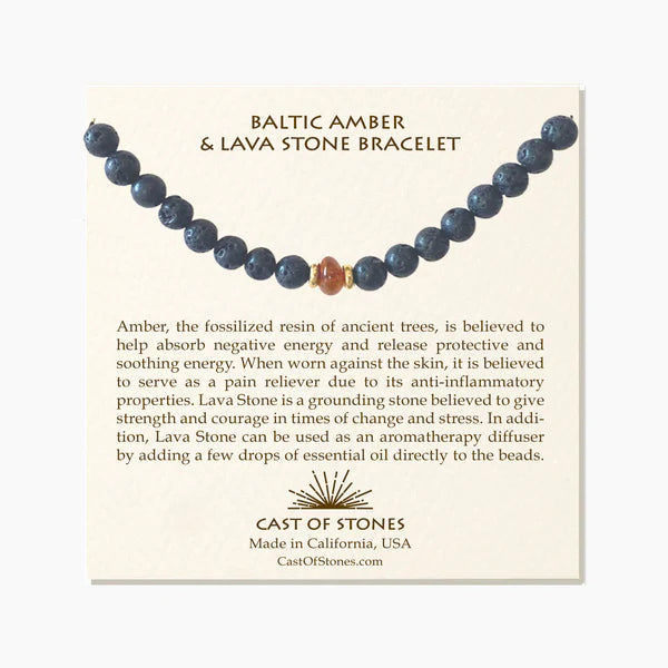 Cast of Stones Lava Stone Bracelet
