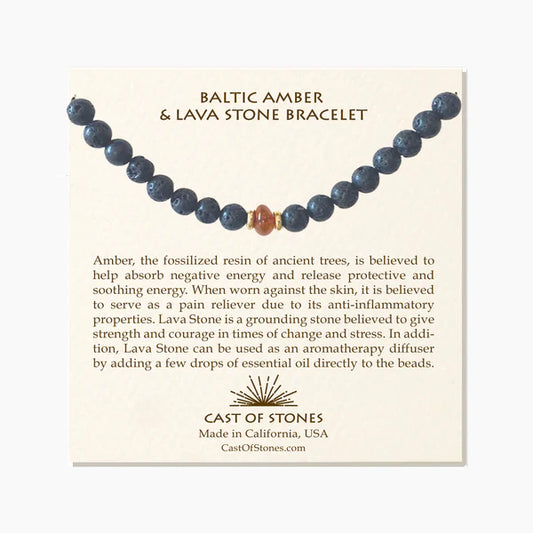 Cast of Stones Lava Stone Bracelet