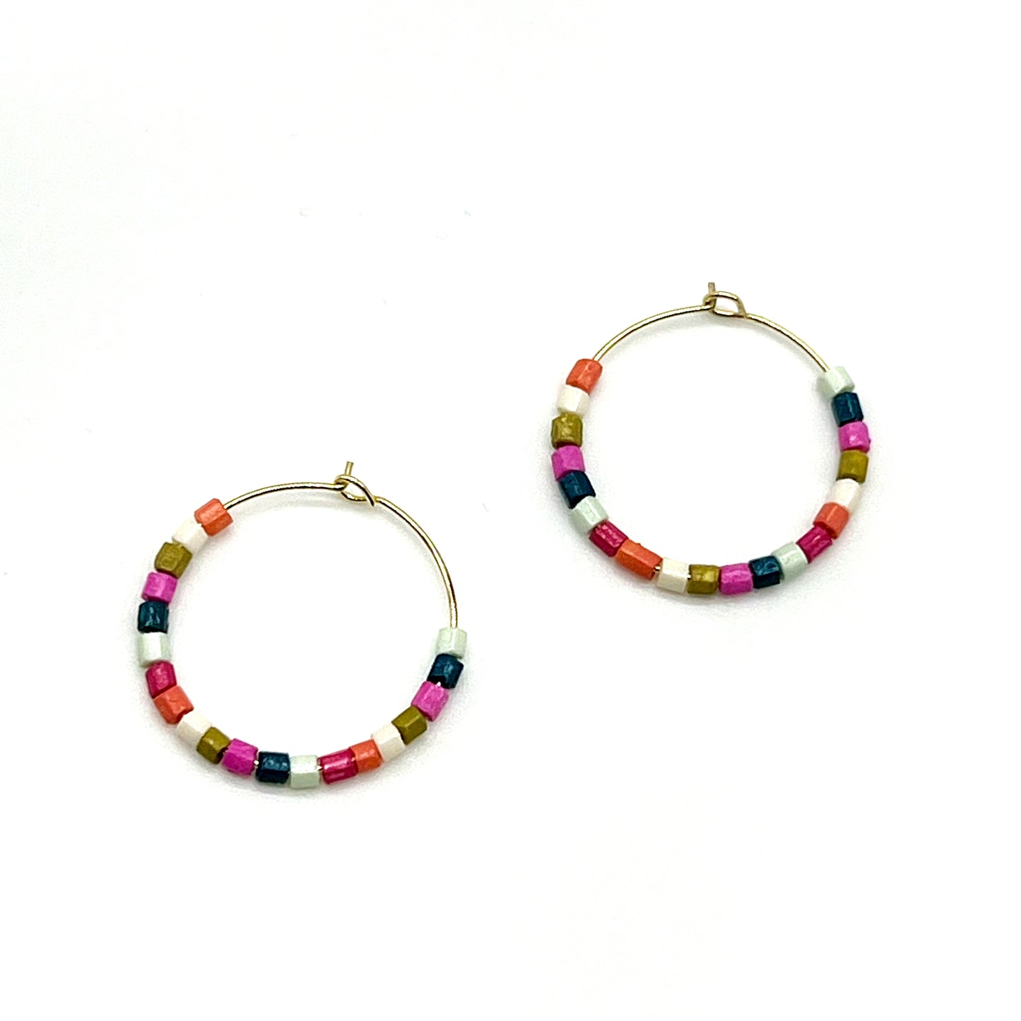 Ink and Alloy Petite Hoop Earrings