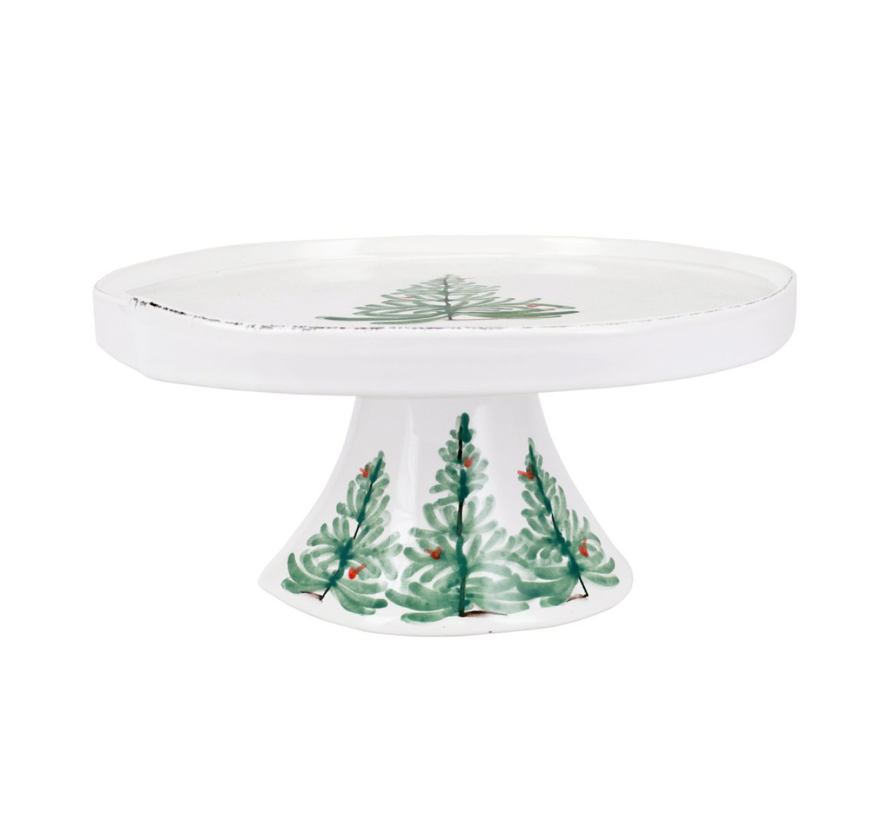 Vietri Holiday Large Cake Stand
