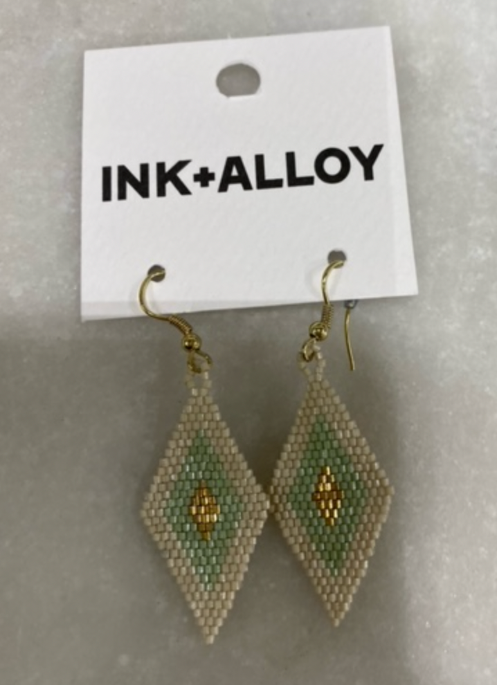 Ink and Alloy Diamond Luxe Earrings