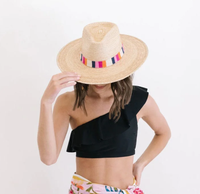 Sunshine Tienda Elena Palm Hat