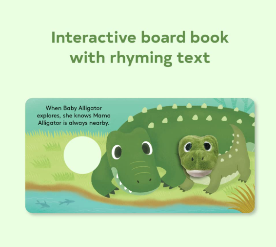 Baby Alligator: Finger Puppet Book