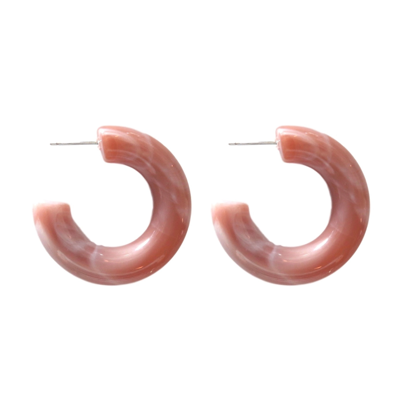Chunky Lucite Hoops
