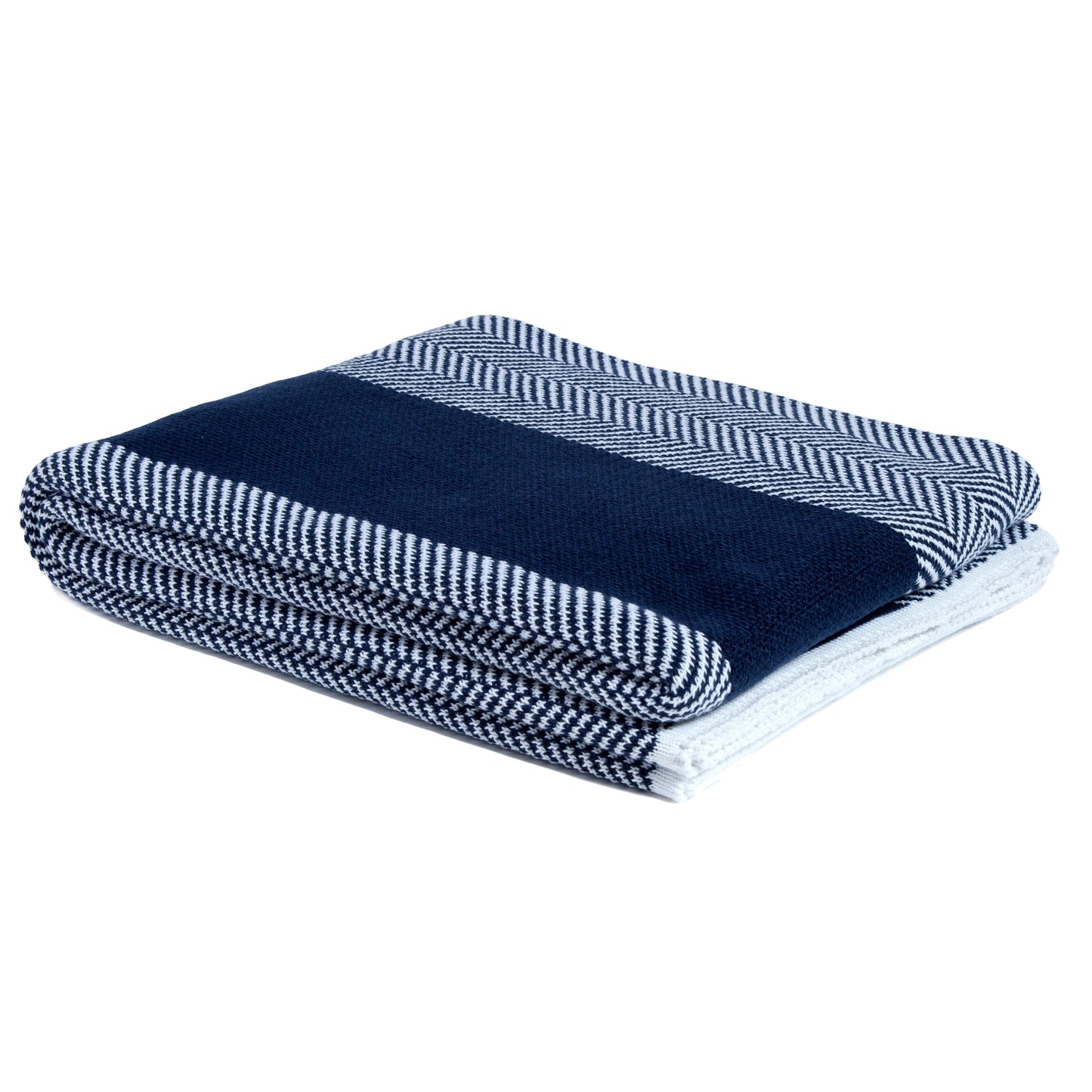 In2Green Herringbone Stripe Throw