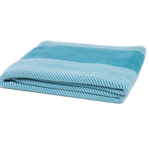 In2Green Herringbone Stripe Throw