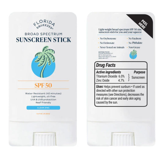 Florida Squeezed Mineral SPF 50 Face Stick