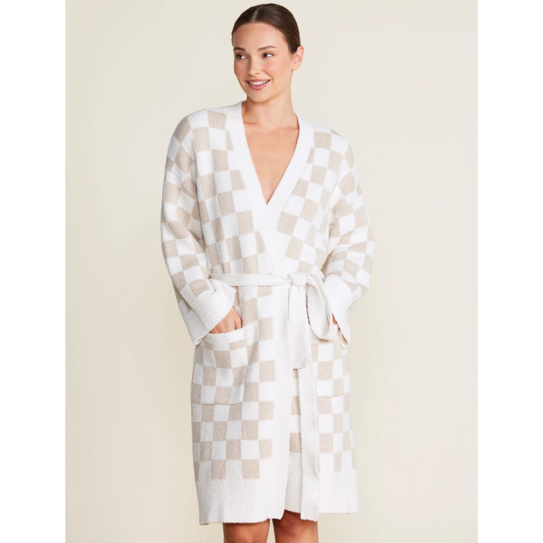 Barefoot Dreams CozyChic® Cotton Checkered Robe