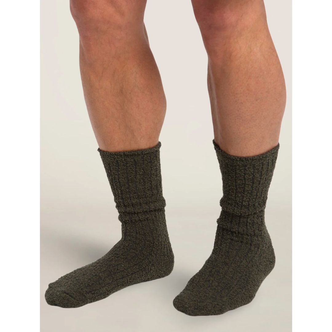 Barefoot Dreams CozyChic® Men's Ribbed Socks