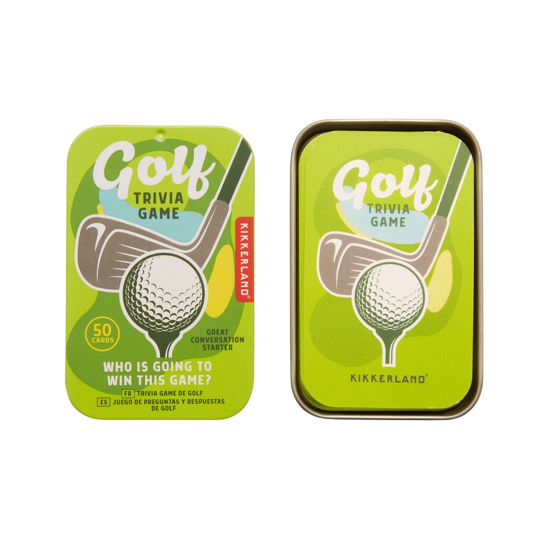 Kikkerland Golf Trivia Game