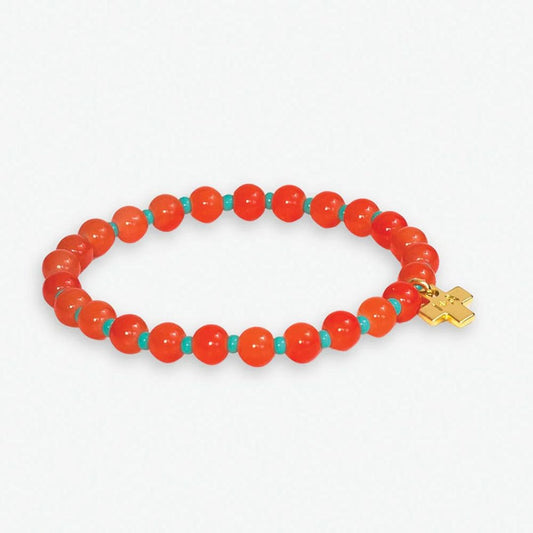Ink and Alloy Mabel Round Stones Stretch Bracelet